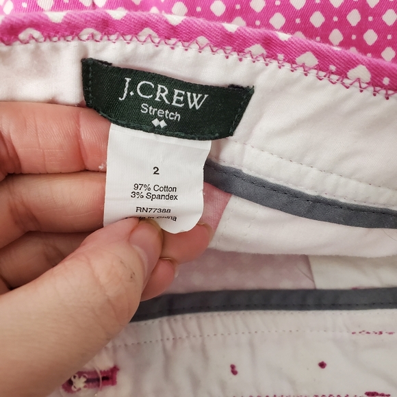 J CREW pink and white skirt - Picture 4 of 5